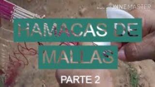 Como hacer una hamaca de mallas 2/3