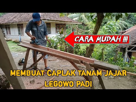 Cara Mudah Membuat Caplak Tanam Jajar Legowo Padi #caplakan # ...