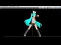 【mmd x tutorial】 how to edit bones for animation mirai. animation sega 「sub cc thai eng」