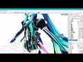 【mmd x tutorial】 how to edit bones for animation mirai. animation sega 「sub cc thai eng」