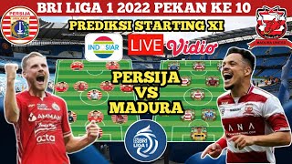 Persija Jakarta vs Madura united ❗ jadwal dan prediksi line up BRI liga 1 2022/2023 pekan ke #10 .