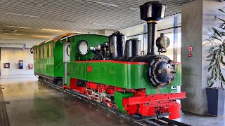 Henschel steam locomotive at Sofia Central Railway Station / Парният локомотив в ЖП Гара София