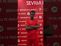 ¡sambi lokonga is ready 🔴🇧🇪 futbol sevilla sevillafc football shorts