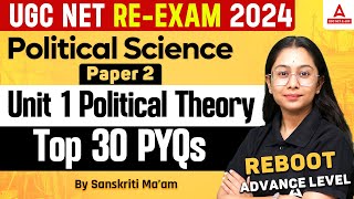 UGC NET Political Science Unit 1 | Political Theory PYQs By Sanskriti Jain