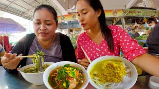 Breakfast With My Sister - Num Banhjok Sroas And Cambodian Rice Noodle With Gravy fish