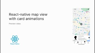 React native map with animations
