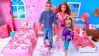 Barbie Bebek Okul İçin Sabah Aile Rutini - En İyi  Derlemeleri - PLAY BEBEKLER