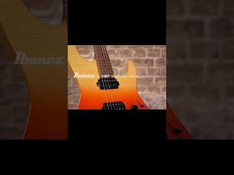 Ibanez AZ242F Tequila Gradation Premium - YouTube