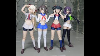 メガミデバイス BUSTER DOLL パラディン MSG フェイスセット ゆっくりプラモ動画