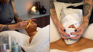 Deeply Relaxing Step by Step Hot Towel Facial Massage Treatment