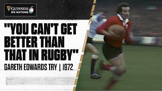 CLASSIC TRIES 🕰 | Gareth Edwards with an iconic try for Wales in 1972