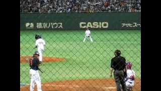 2013.3.8 WBC 日本 vs 台湾 井端の同点打 ９回２死・鳥谷 盗塁からのいばとぅん！ MLB 野球 侍ジャパン BASEBALL 日本代表 バックネット裏