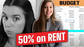 Daycare Teacher Puts HALF of Income Toward Rent?! | Millennial Real Life Budget Review Ep. 16