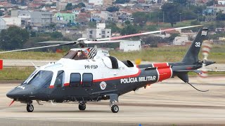 Helicóptero Águia 32 AW109SP Agusta da Polícia Militar