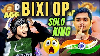 REACTION ON BIXI OP - SOLO VS SCOUT PLAYER - PAKISTANI REACTION ON INDIAN PLAYER #reaction