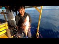 Mancing Rubysnaper Sehabis Badai di tengah Laut