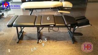 Giường nắn chỉnh cột sống Chiropractic giá rẻ. LH: 0936.996.189