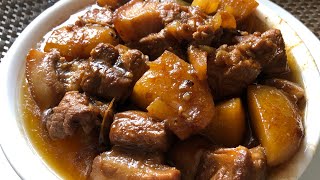 PORK ADOBO w/ POTATOES