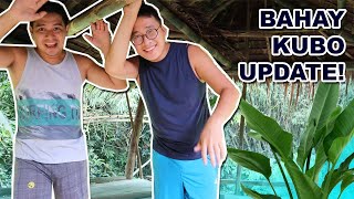 BUILD UPDATE! OUR BAMBOO HOUSE (BAHAY KUBO) IS ALMOST FINISHED!!🏠 | Pinoy ByaHeroes