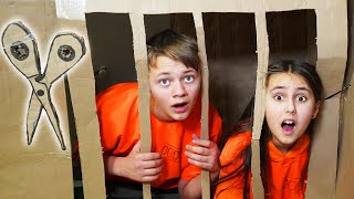Escaping from the Cardboard Prison. Part 2 || Challenge by AMIGOS FOREVER! Series