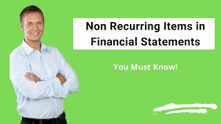 Non Recurring Items in Financial Statements