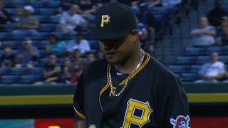 PIT@ATL: Volquez fans 10 over seven scoreless innings