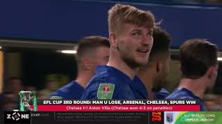 EFL Cup 3rd Round: Man U lose, Arsenal, Chelsea, Spurs win | SportsMax Zone