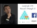 LeetCode 119: Pascal's Triangle II - Interview Prep Ep 28