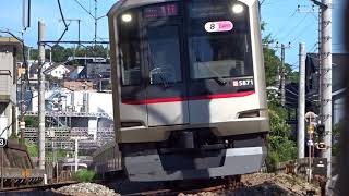 東急東横線5050系5171F菊名カーブ通過