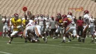 2013 USC Football - Fall Scrimmage #2 Highlights