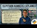 19 Python Numbers Explained | int, float & complex Data Types in Python | Udemy Paid Courses ✅