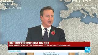 REPLAY - Watch UK PM David Cameron's address on EU referendum and "Britain's best future"