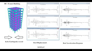 STAAD Pro Connect Edition Tutorial;  Time-History Analysis on a multi-story RC-Framed Building