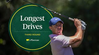 The Longest Drives From the 2024 Third Round | The Masters