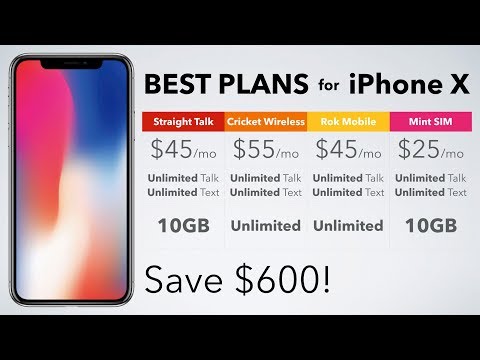 Best Cell Phone Plans for iPhone X! Best Cell Phone Plans for iPhone X!