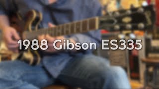 Gibson ES 335 from 1988 Tone Run Through (filming at @regentsounds9044)