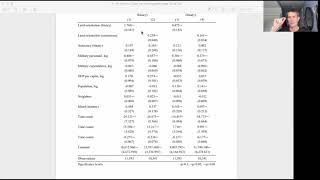 SPEC Regression 2.1: How to Read a Regression Table