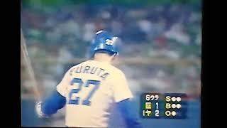 1995ヤクルトスワローズ山田勉VS読売ジャイアンツ斉藤雅樹　神宮球場　落合博満　広沢克己　ハウエル　荒井幸雄　古田敦也　オマリー　池山隆寛　ミューレン