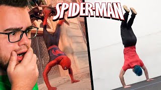Reacting to REAL LIFE SPIDERMAN! (Insane)