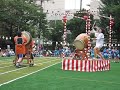 こども園夏祭り・太鼓でドンドコ