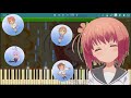 スロウスタート ed ピアノ 風の声を聴きながら