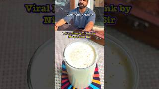 Viral Nitesh Soni energy drink for workout #shorts #ytshorts #celebrity #food #recipe #masterchef