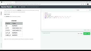 HackerRank SQL || Weather Observation Station 11 || SQL Learning