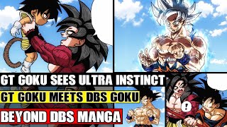 Beyond Dragon Ball Super: DBS Goku Shows GT Goku Mastered Ultra Instinct! GT Goku Trains With Goku!