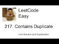 217. Contains Duplicate (Leetcode Easy)