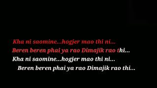 Khani Saomin Hogjer Maothi Ni__Dimasa Karaoke With Scrolling Lyrics