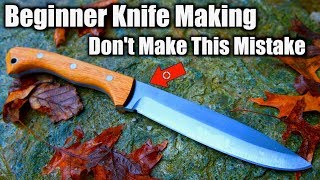 Knife Making - Making A Large Drop Point Knife