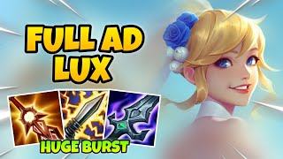 LUX MID WILD RIFT BUT FULL AD BUILD IS DEAL HUGE DAMAGE