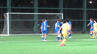 太陽飛馬vs港會(2014.2.28.恒基青少年足球U16精英盃)片段20之撲出罰球射門