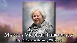 Bayou Time News 02-03-2025 Martha Thibodeaux Obituary